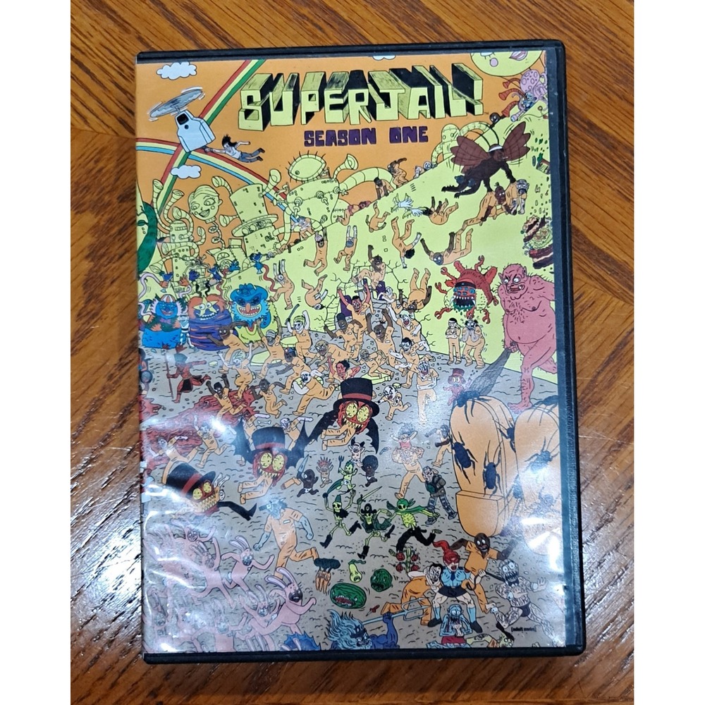 SUPERJAIL! Season One DVD 2010 Adult Swim Animated Series Widescreen